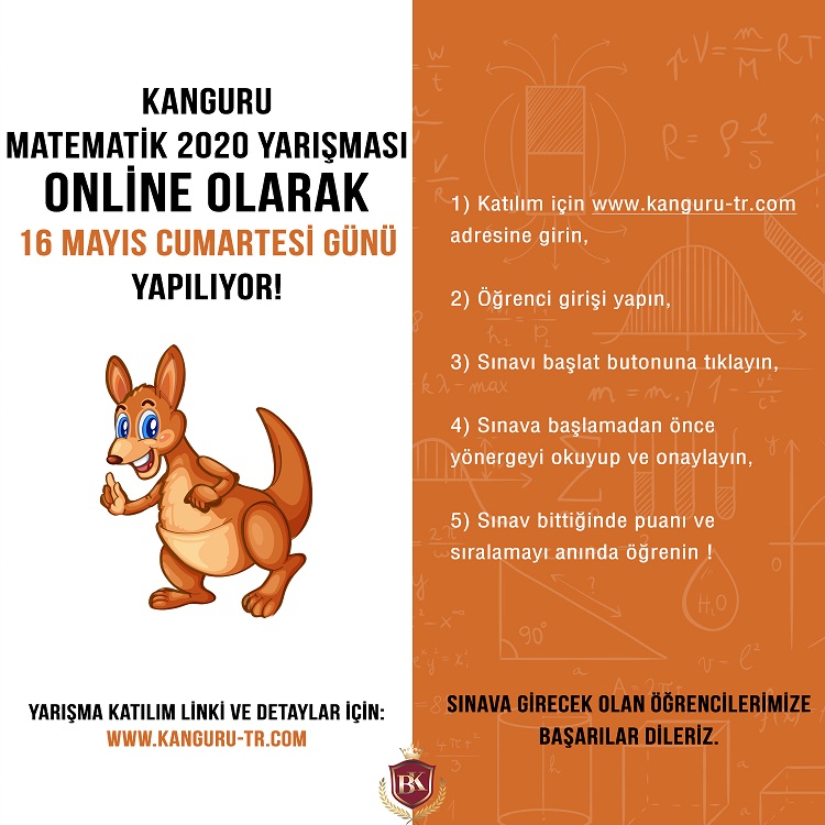 2020 kanguru matematik sinavi online yapiliyor haber ozden bogazici koleji degirmendere golcuk kocaeli